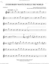 Cover icon of Everybody Wants To Rule The World sheet music for tenor saxophone solo by Tears For Fears, Christopher Hughes, Ian Stanley and Roland Orzabal, intermediate skill level