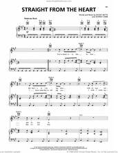 Cover icon of Straight From The Heart sheet music for voice, piano or guitar by The Allman Brothers Band, Dickey Betts and Johnny Cobb, intermediate skill level