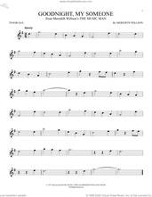 Cover icon of Goodnight, My Someone (from The Music Man) sheet music for tenor saxophone solo by Meredith Willson, intermediate skill level