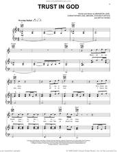 Cover icon of Trust In God sheet music for voice, piano or guitar by Elevation Worship, Brandon Lake, Christopher Joel Brown, Mitch Wong and Steven Furtick, intermediate skill level