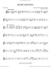 Cover icon of Heart And Soul sheet music for tenor saxophone solo by Huey Lewis, Mike Chapman and Nicky Chinn, intermediate skill level