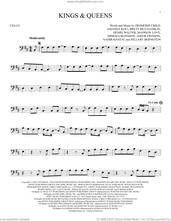 Cover icon of Kings and Queens sheet music for cello solo by Ava Max, Amanda Koci, Brett McLaughlin, Desmond Child, Henry Walter, Hillary Bernstein, Jakob Erixson, Madison Love, Mimoza Blinsson and Nadir Khayat, intermediate skill level