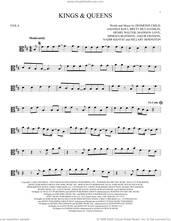 Cover icon of Kings and Queens sheet music for viola solo by Ava Max, Amanda Koci, Brett McLaughlin, Desmond Child, Henry Walter, Hillary Bernstein, Jakob Erixson, Madison Love, Mimoza Blinsson and Nadir Khayat, intermediate skill level