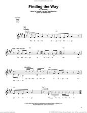 Cover icon of Finding The Way (from Moana 2) sheet music for ukulele by Opetaia Foa'i and Mark Mancina, intermediate skill level