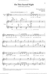 Cover icon of On This Sacred Night sheet music for choir (SATB: soprano, alto, tenor, bass) by Tim Brubacher, intermediate skill level