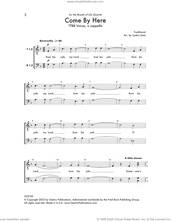 Cover icon of Come By Here sheet music for choir (TTBB: tenor, bass) by Cedric Dent, intermediate skill level