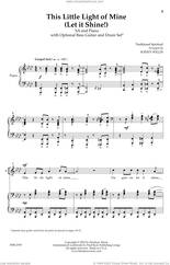 Cover icon of This Little Light of Mine sheet music for choir (SA) by Sonny Willis, intermediate skill level