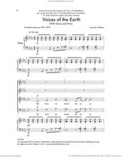 Cover icon of Voices of the Earth sheet music for choir (SATB: soprano, alto, tenor, bass) by Brandon Williams, intermediate skill level