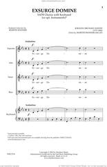 Cover icon of Exsurge Domine sheet music for choir (SATB: soprano, alto, tenor, bass) by Martin Banner, intermediate skill level