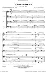 Cover icon of A Thousand Winds sheet music for choir (SATB: soprano, alto, tenor, bass) by Steven Ko, intermediate skill level