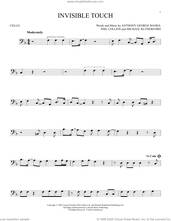 Cover icon of Invisible Touch sheet music for cello solo by Genesis, Anthony George Banks, Michael Rutherford and Phil Collins, intermediate skill level