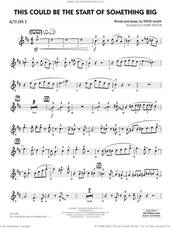 Cover icon of This Could Be The Start Of Something Big (arr. Mark Taylor) sheet music for jazz band (alto sax 2) by Steve Allen and Mark Taylor, intermediate skill level