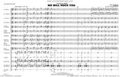 Cover icon of We Will Rock You (arr. Richard Saucedo) (COMPLETE) sheet music for marching band by Queen, Brian May and Richard L. Saucedo, intermediate skill level