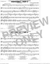 Cover icon of Fantasmic!, part 2 (princess medley) sheet music for marching band (Eb baritone sax) by Michael Brown, intermediate skill level