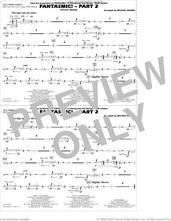 Cover icon of Fantasmic!, part 2 (princess medley) sheet music for marching band (aux percussion) by Michael Brown, intermediate skill level