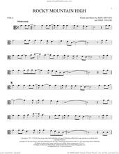 Cover icon of Rocky Mountain High sheet music for viola solo by John Denver and Mike Taylor, intermediate skill level