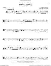 Cover icon of Small Town sheet music for viola solo by John Mellencamp, intermediate skill level