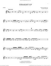 Cover icon of Straight Up sheet music for horn solo by Paula Abdul and Elliot Wolff, intermediate skill level