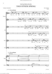 Cover icon of This Other Spring sheet music for choir (SATB: soprano, alto, tenor, bass) by Nico Muhly, classical score, intermediate skill level