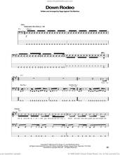 Cover icon of Down Rodeo sheet music for bass (tablature) (bass guitar) by Rage Against The Machine, Brad Wilk, Tim Commerford, Tom Morello and Zack De La Rocha, intermediate skill level