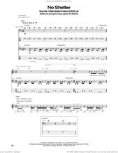 Cover icon of No Shelter sheet music for bass (tablature) (bass guitar) by Rage Against The Machine, intermediate skill level