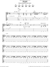 Cover icon of Hush sheet music for guitar (tablature) by Deep Purple and Joe South, intermediate skill level