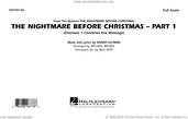 Cover icon of The Nightmare Before Christmas (Part 1) (arr. Michael Brown) (COMPLETE) sheet music for marching band by Michael Brown, Danny Elfman and Will Rapp, intermediate skill level