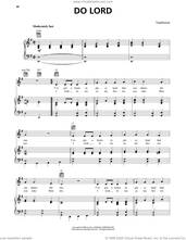 Cover icon of Do Lord sheet music for voice, piano or guitar, intermediate skill level