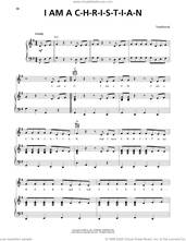 Cover icon of I Am A C-H-R-I-S-T-I-A-N sheet music for voice, piano or guitar, intermediate skill level