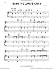 Cover icon of I'm In The Lord's Army sheet music for voice, piano or guitar, intermediate skill level