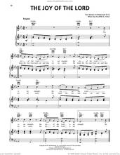 Cover icon of Joy Of The Lord sheet music for voice, piano or guitar by Alliene Vale, intermediate skill level