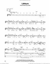 Cover icon of Lithium sheet music for bass (tablature) (bass guitar) by Nirvana and Kurt Cobain, intermediate skill level