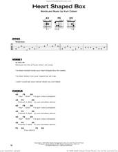 Cover icon of Heart Shaped Box sheet music for guitar solo by Nirvana and Kurt Cobain, beginner skill level