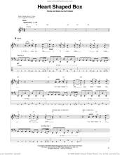 Cover icon of Heart Shaped Box sheet music for bass (tablature) (bass guitar) by Nirvana and Kurt Cobain, intermediate skill level