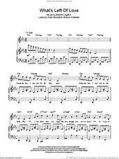 Cover icon of What's Left Of Love sheet music for voice, piano or guitar by Michel LeGrand, Marguerite (Musical), Alain Boublil and Herbert Kretzmer, intermediate skill level