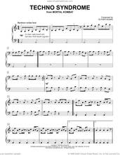 Cover icon of Techno Syndrome (from Mortal Kombat) sheet music for voice and other instruments (E-Z Play) by The Immortals and Olivier Adams, easy skill level