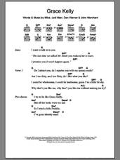 Cover icon of Grace Kelly sheet music for guitar (chords) by Mika, Dan Warner, Jodi Marr and John Merchant, intermediate skill level