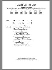 Cover icon of Giving Up The Gun sheet music for guitar (chords) by Vampire Weekend, Chris Baio, Christopher Tomson, Ezra Koenig and Rostam Batmanglij, intermediate skill level