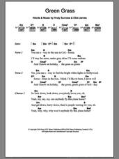 Cover icon of Green Grass sheet music for guitar (chords) by I Am Arrows, Andy Burrows and Eliot James, intermediate skill level