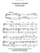 Cover icon of You Belong To My Heart (Solamente Una Vez) sheet music for voice, piano or guitar by Bing Crosby and Agustin Lara, intermediate skill level
