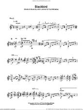 Cover icon of Blackbird sheet music for guitar solo (chords) by Paul McCartney and John Lennon, easy guitar (chords)