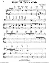 Cover icon of Harlem On My Mind (from As Thousands Cheer) sheet music for voice, piano or guitar by Irving Berlin, intermediate skill level