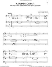 Cover icon of Golden Dream (from The American Adventure) sheet music for voice, piano or guitar by Randy Bright and Bob Moline, intermediate skill level