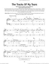 Cover icon of The Tracks Of My Tears sheet music for piano solo by The Miracles, Marvin Tarplin and Warren Moore, beginner skill level