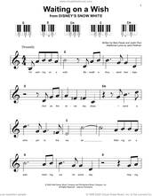 Cover icon of Waiting On A Wish (from Snow White) sheet music for piano solo by Rachel Zegler, Benj Pasek, Jack Feldman and Justin Paul, beginner skill level