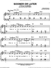 Cover icon of Sooner Or Later (I Always Get My Man) sheet music for piano solo by Stephen Sondheim and Madonna, easy skill level