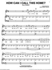 Cover icon of How Can I Call This Home? (from Parade) sheet music for voice and piano by Jason Robert Brown and Parade (Musical), intermediate skill level