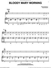 Cover icon of Bloody Mary Morning sheet music for voice, piano or guitar by Willie Nelson, intermediate skill level