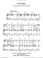It's So Easy sheet music download