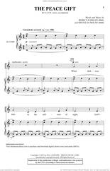 Cover icon of The Peace Gift sheet music for choir (SATB: soprano, alto, tenor, bass) by Douglas Nolan, Rebecca Hogan and Rebecca Hogan & Douglas Nolan, intermediate skill level